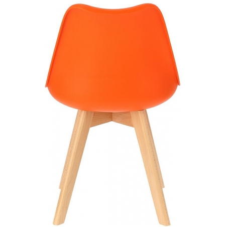 Norden Cross orange scandinavian cushion chair Intesi