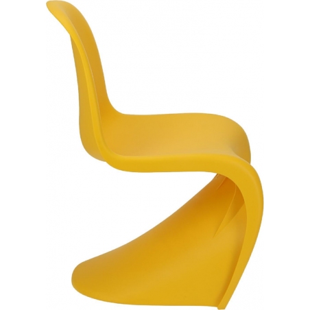 Balance yellow polypropylene chair D2.Design