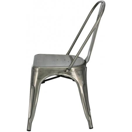 Designerskie Krzesło metalowe Paris insp. Tolix Metalowe D2.Design do jadalni, salonu i kuchni.