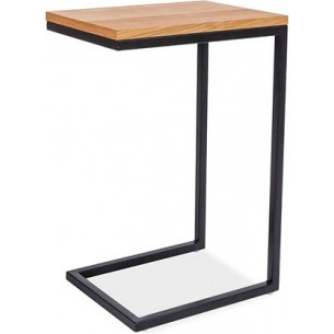 Largo C 30x40 oak&amp;black side table Signal