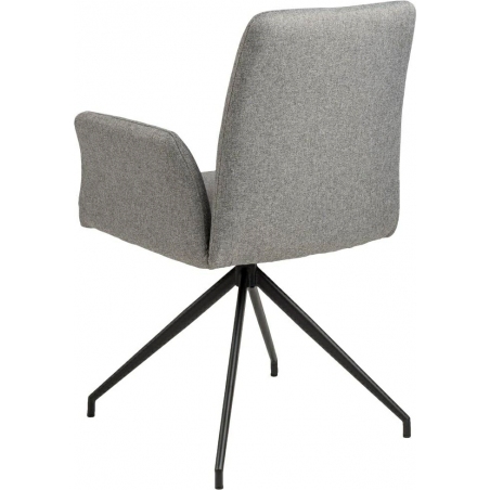 Naya grey upholstered chair with armrests Actona