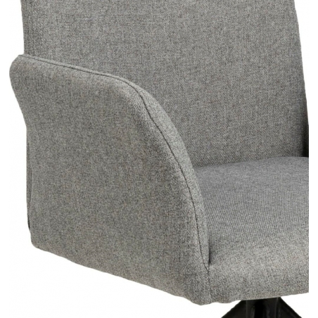 Naya grey upholstered chair with armrests Actona