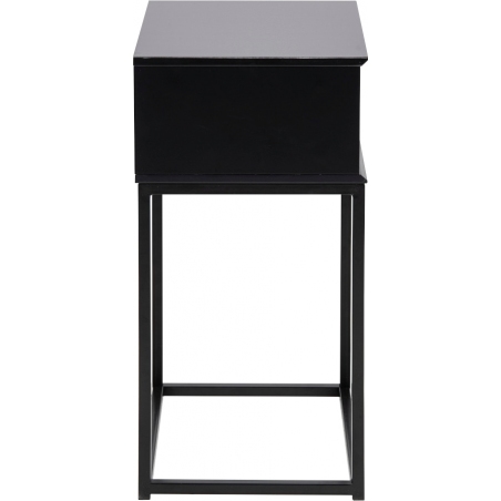 Mitra black bedside table with drawer Actona