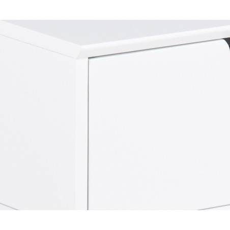 Mitra white bedside table with drawer Actona