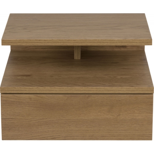 Ashlan Wood oak wall mounted bedside table Actona