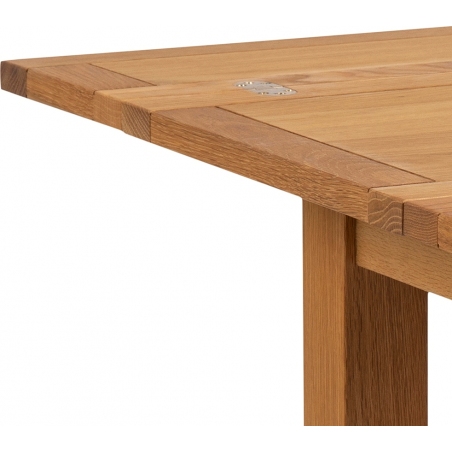 Stylowy Stół rozkładany drewniany Kenley 100x90 dąb Actona do kuchni, jadalni i salonu.