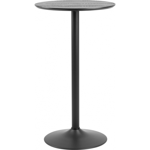 Ibiza 60 black round bar table Actona