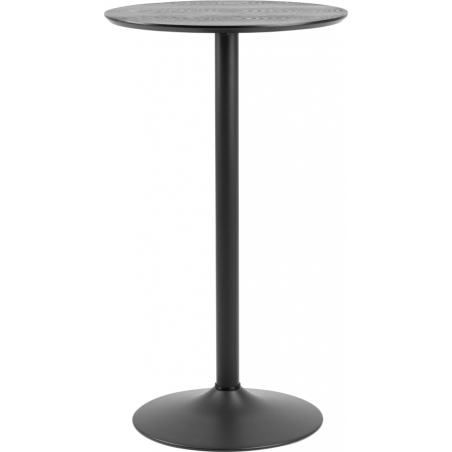 Ibiza 60 black round bar table Actona