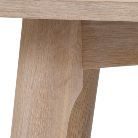 Marte 118x58 whitwash oak scandinavian wooden coffee table Actona