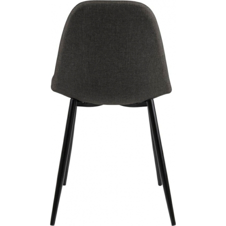 Wilma grey&amp;black upholstered chair Actona