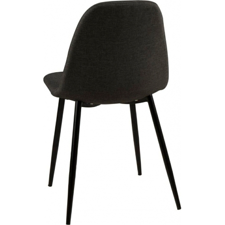 Krzesło tapicerowane Wilma szary/czarny Actona do jadalni,kuchni i salonu.