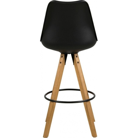 Dima black&amp;oak scandinavian bar chair Actona
