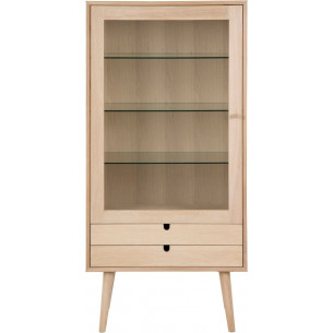 Century 72 oak scandinavian shelving unit with drawers Actona