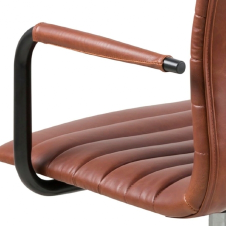 Krzesło biurowe obrotowe Winslow Brązowe Actona