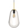 Pear 38 transparent glass pendant lamp Nowodvorski