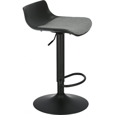 Bar One Tap black matt adjustable bar stool Simplet