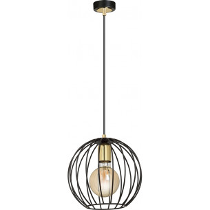 Albio 23 black wire ball pendant lamp Emibig