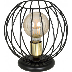 Albio black wire table lamp Emibig