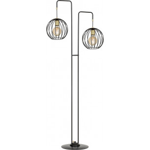 Albio black wire balls floor lamp Emibig