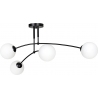 Pregos IV 60 black&amp;white glass balls semi flush ceiling light Emibig