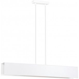 Gentor 72 white scandinavian linear pendant lamp Emibig