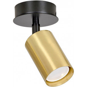 Zen black&amp;gold ceiling spotlight Emibig