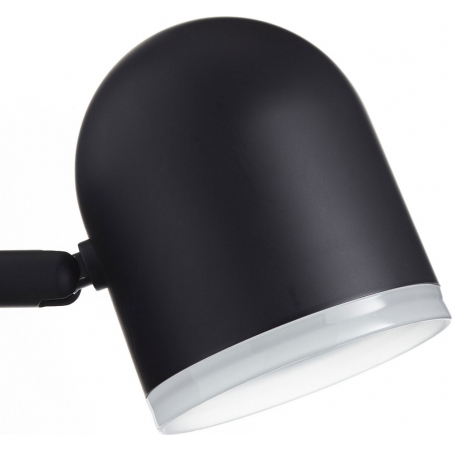 Gretchen LED black matt wall lamp with switch Brilliant