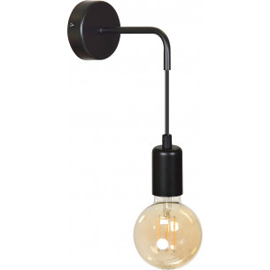 Multipo black "bulb" wall lamp Emibig