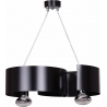 Vixon 44 black modern pendant lamp with 2 lights Emibig