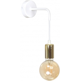 Vesio white&amp;gold glamour hanging wall lamp Emibig