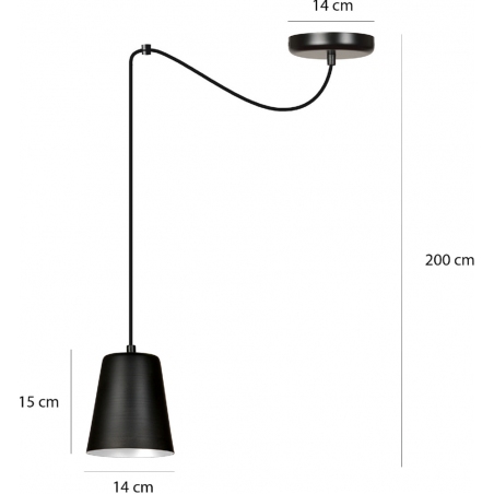Link black&amp;white "spider" pendant lamp Emibig
