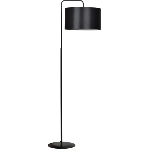 Trapo 50 black floor lamp with shade Emibig