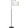 Trapo 50 black&amp;beige floor lamp with shade Emibig