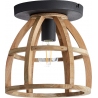 Matrix 25 old wood&amp;black industrial wooden ceiling lamp Brilliant