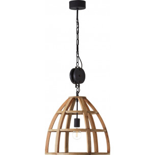 Matrix 47 old wood&amp;black wooden pendant lamp Brilliant