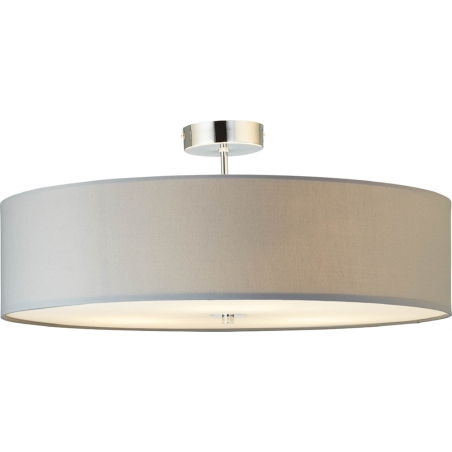 Andria 60 grey round ceiling lamp with shade Brilliant