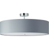 Andria 60 grey round ceiling lamp with shade Brilliant
