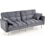 Sofa pikowana rozkładana Roberto 193 Ciemny popiel Halmar