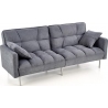 Sofa pikowana rozkładana Roberto 193 Ciemny popiel Halmar