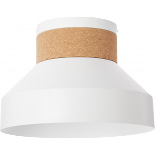 Moka white matt scandinavian round ceiling lamp Brilliant