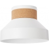Moka white matt scandinavian round ceiling lamp Brilliant