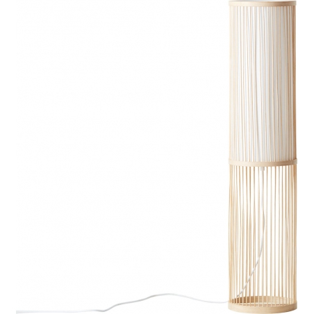 Nori 20 natural&amp;white boho bamboo floor lamp Brilliant