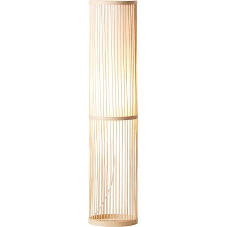 Nori 20 natural&amp;white boho bamboo floor lamp Brilliant