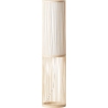 Skandynawska Lampa podłogowa bambusowa boho Nori 20 Naturalny/Biały Brilliant do salonu i sypialni.