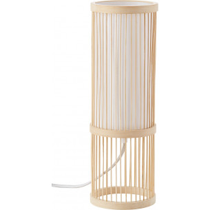 Nori 12 natrual&white bamboo table lamp Brilliant