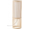 Skandynawska Lampa stołowa bambusowa Nori 12 Naturalny/Biały Brilliant do salonu i sypialni.