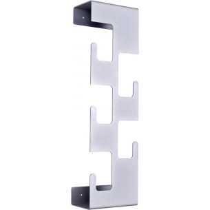 Zip grey metal wall hook Intesi