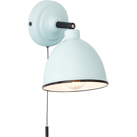 Telio blue rustic wall lamp with switch Brilliant