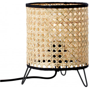 Wiley 17 rattan table lamp boho Brilliant