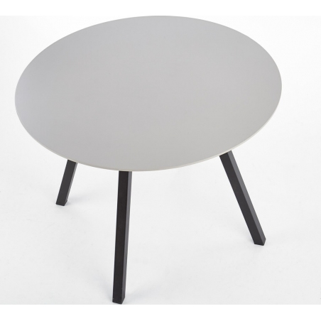 Balrog 100 grey&amp;black round dining table Halmar